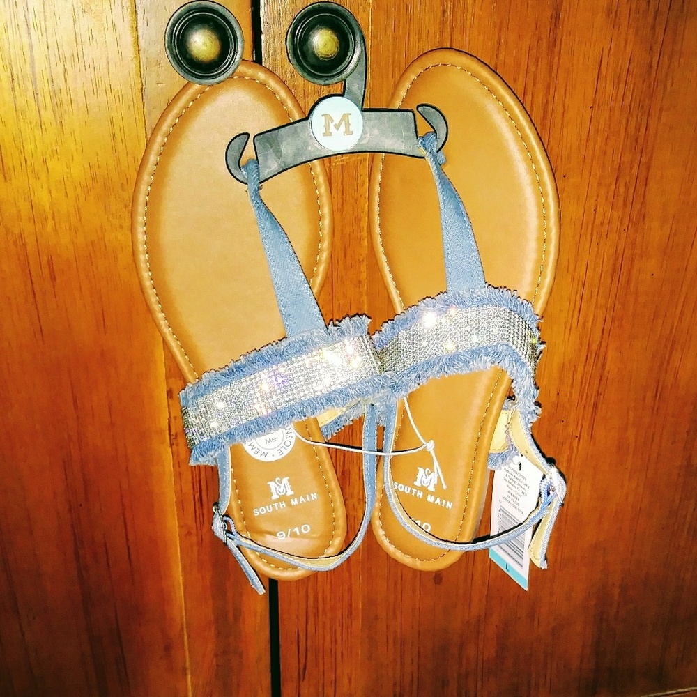 South Main Denim Sandals